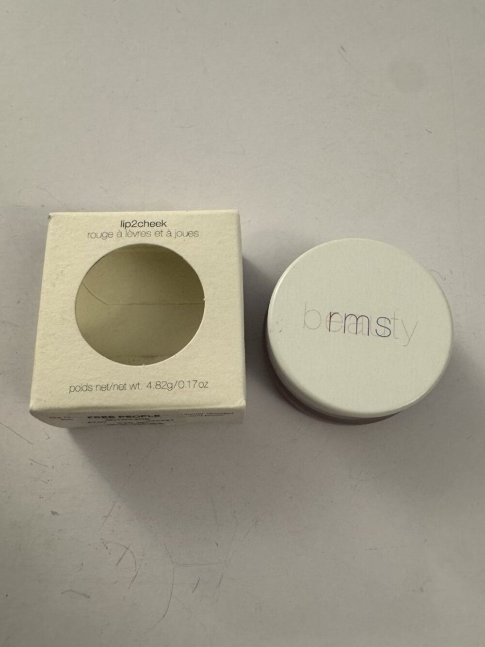 RMS Beauty Lip2Cheek Cream Makeup Demure Size 0.17 oz. New D9